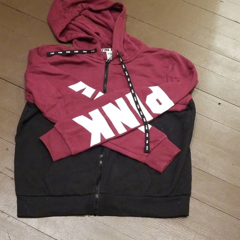 PINK Zip Up Sweatshirt